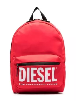 Diesel рюкзак на молнии с логотипом, красный