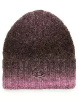 Diesel шапка бини Pelo с вышитым логотипом, розовый