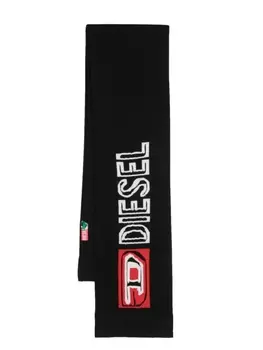 Diesel шарф K-Peff с логотипом, черный