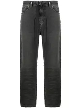 Diesel широкие джинсы с кулиской, черный