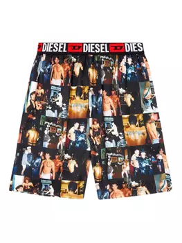 Diesel шорты из коллаборации с Tom of Finland Foundation, черный
