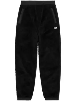Diesel спортивные брюки P-Ovady со вставками, черный
