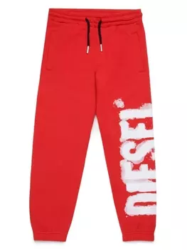 Diesel спортивные брюки Pstamp, красный
