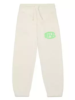 Diesel спортивные брюки с логотипом, белый