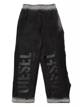 Diesel спортивные брюки с логотипом, черный