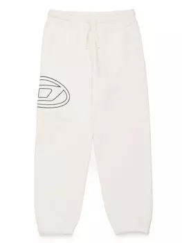 Diesel спортивные брюки с логотипом, нейтральный цвет