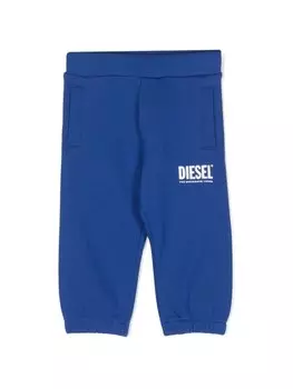 Diesel спортивные брюки с логотипом, синий