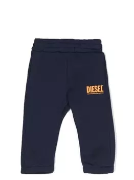 Diesel спортивные брюки с логотипом, синий