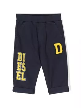 Diesel спортивные брюки с логотипом, синий