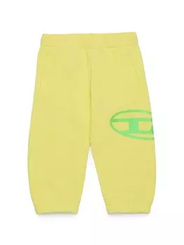 Diesel спортивные брюки с логотипом, желтый