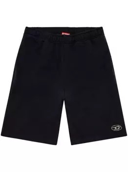 Diesel спортивные шорты P-Marshy-Od с логотипом, черный