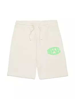 Diesel спортивные шорты с логотипом, белый