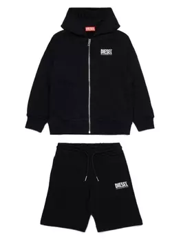 Diesel спортивный костюм с логотипом, черный