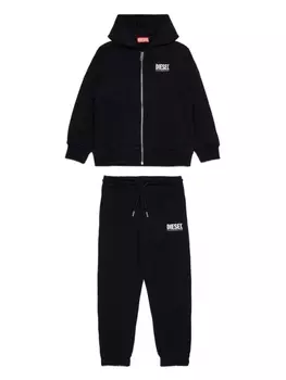 Diesel спортивный костюм с логотипом, черный