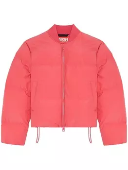 Diesel стеганый пуховик W-Oluch, розовый