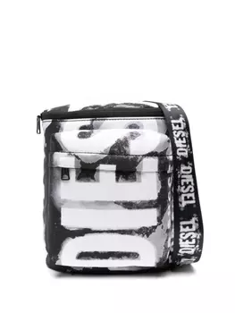 Diesel сумка через плечо Rave с логотипом, черный