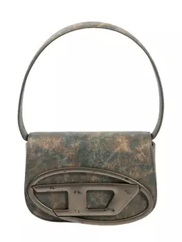 Diesel сумка через плечо с логотипом, синий