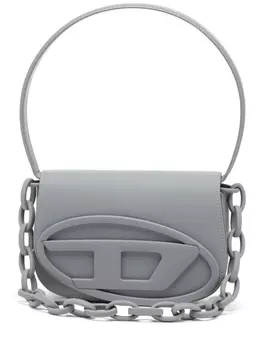 Diesel сумка на плечо 1DR с логотипом, серый