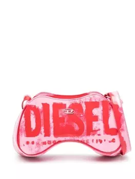 Diesel сумка на плечо Play с логотипом, розовый