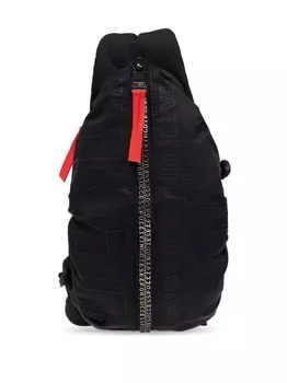 Diesel сумка на плечо Zip-D ripstop, черный