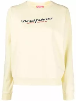 Diesel толстовка F-REGGY-IND с логотипом, желтый
