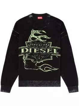 Diesel толстовка K-Belez, черный