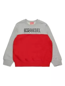 Diesel толстовка Lslik с логотипом, серый