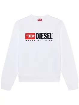 Diesel толстовка S-Ginn-Div с логотипом, белый