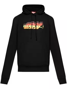 Diesel толстовка S-Ginn-Hood-K41, черный