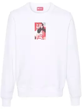 Diesel толстовка S-Ginn-N1, белый