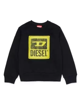 Diesel толстовка с графичным принтом, черный