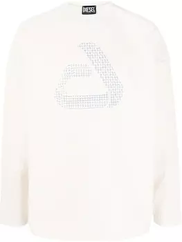 Diesel толстовка с графичным принтом, нейтральный цвет