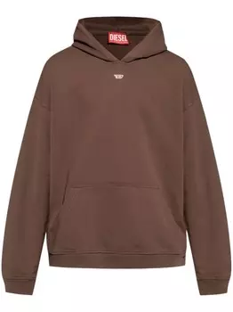 Diesel толстовка с капюшоном S-Boxt-Hood-D из хлопка, коричневый