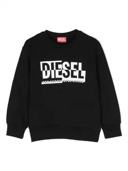 Diesel толстовка с логотипом, черный