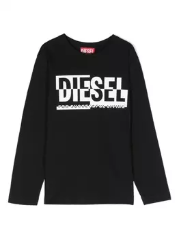 Diesel толстовка с логотипом, черный