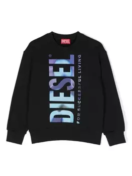 Diesel толстовка с логотипом, черный