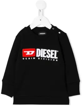 Diesel толстовка с логотипом, черный