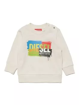 Diesel толстовка с логотипом, нейтральный цвет