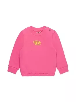 Diesel толстовка с логотипом, розовый