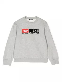 Diesel толстовка с логотипом, серый