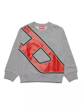 Diesel толстовка с логотипом, серый