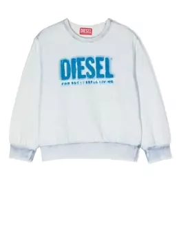 Diesel толстовка с логотипом, синий