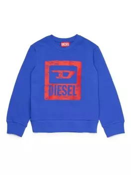 Diesel толстовка с логотипом, синий