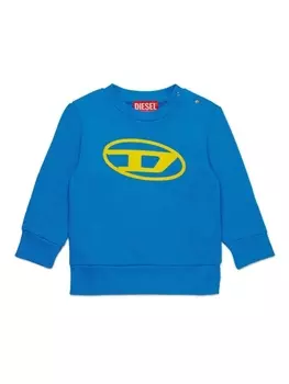 Diesel толстовка с логотипом, синий