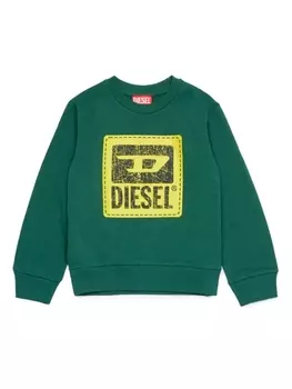 Diesel толстовка с логотипом, зеленый