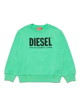 Diesel толстовка с логотипом, зеленый