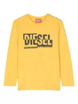 Diesel толстовка с логотипом, желтый