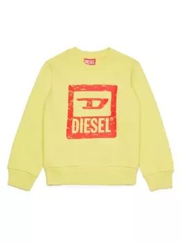 Diesel толстовка с логотипом, желтый