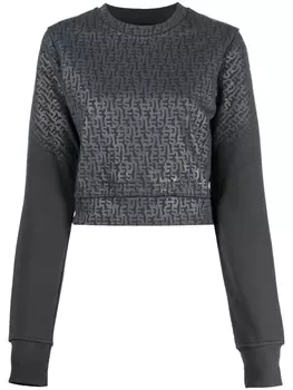 Diesel толстовка с монограммой, черный