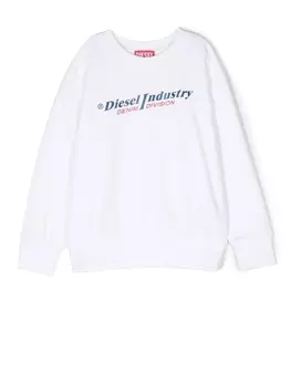 Diesel толстовка с надписью, белый